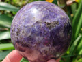 Polished Lepidolite Spheres x 3 From Madagascar - Toprock Gemstones and Minerals 