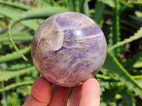 Polished Lepidolite Spheres x 3 From Madagascar
