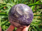 Polished Lepidolite Spheres x 3 From Madagascar - Toprock Gemstones and Minerals 