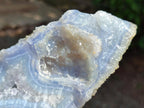 Natural Large Etched Blue Chalcedony Geode Specimens x 2 From Nsanje, Malawi - Toprock Gemstones and Minerals 