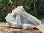 Natural Large Etched Blue Chalcedony Geode Specimens x 2 From Nsanje, Malawi - Toprock Gemstones and Minerals 
