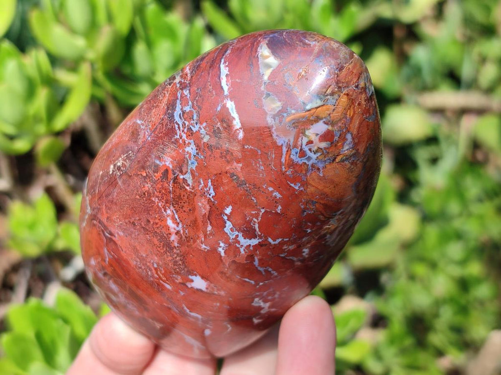 Polished Red Jasper Standing Free Forms x 4 From Madagascar - Toprock Gemstones and Minerals 