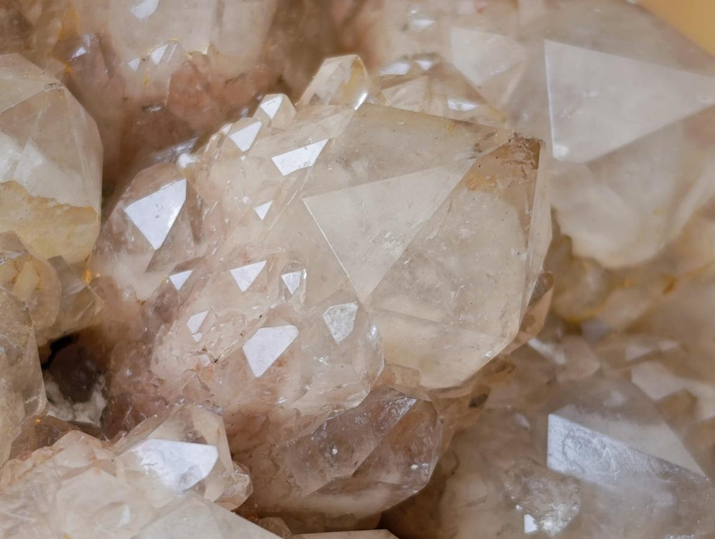 Natural Large Smokey White Phantom Quartz Cluster x 1 From Luena, Congo