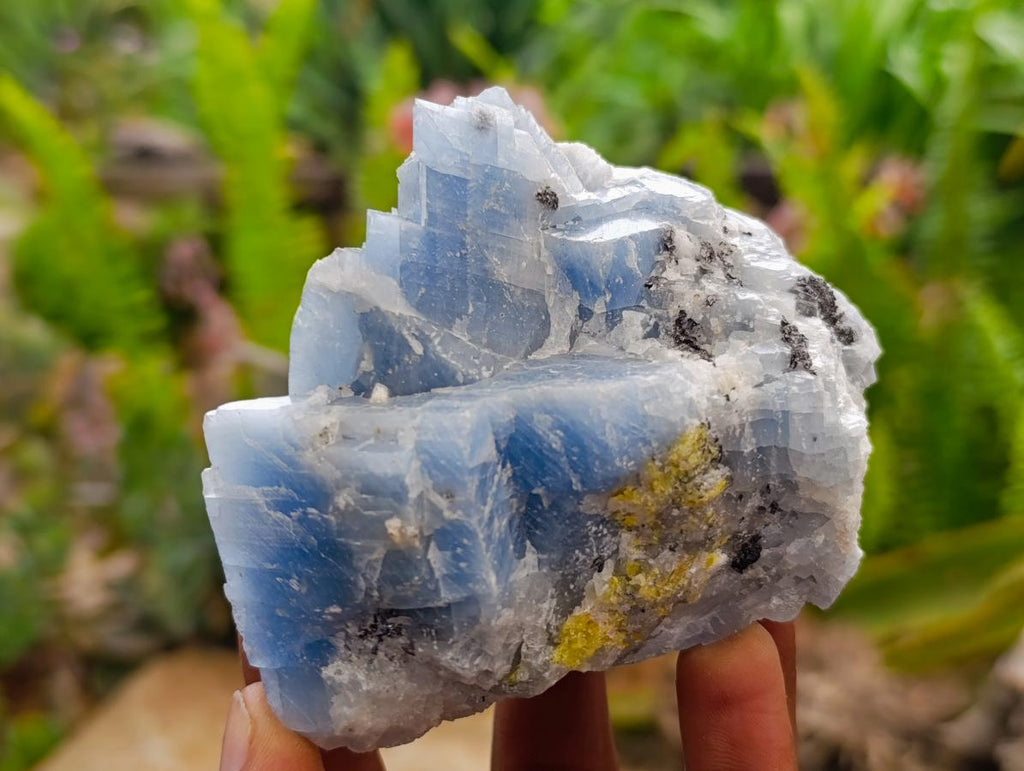 Natural Sky Blue Calcite Specimens x 12 From Namibia - Toprock Gemstones and Minerals 