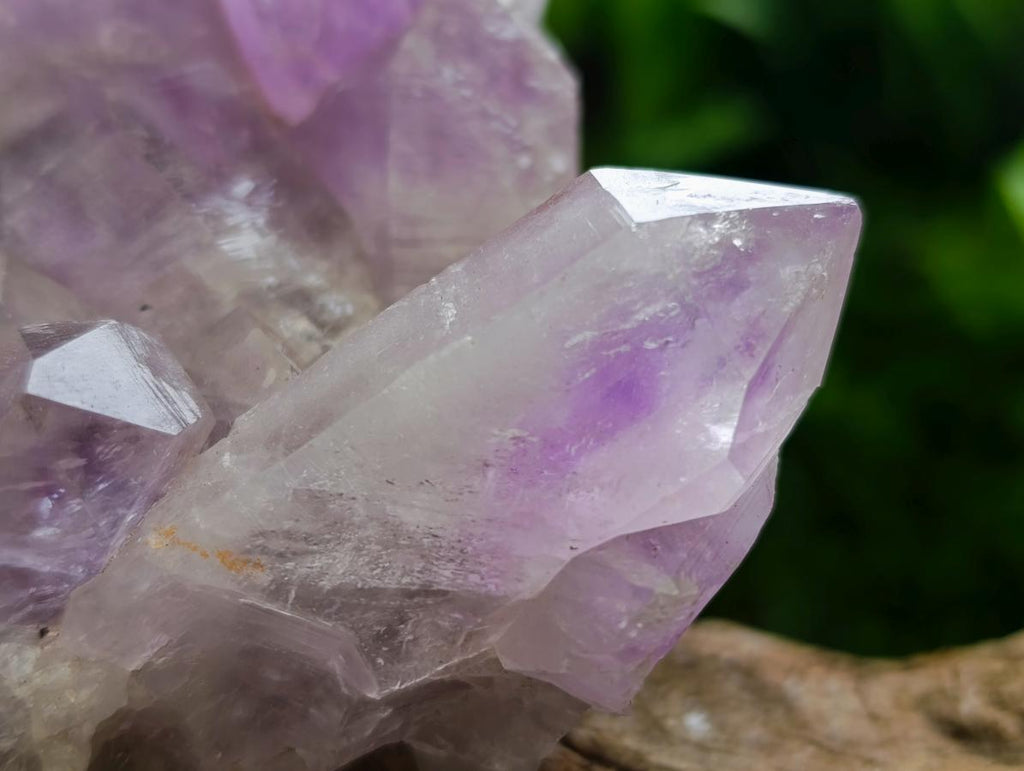Natural Jacaranda Amethyst Crystal Clusters x 2 From Mumbwa, Zambia