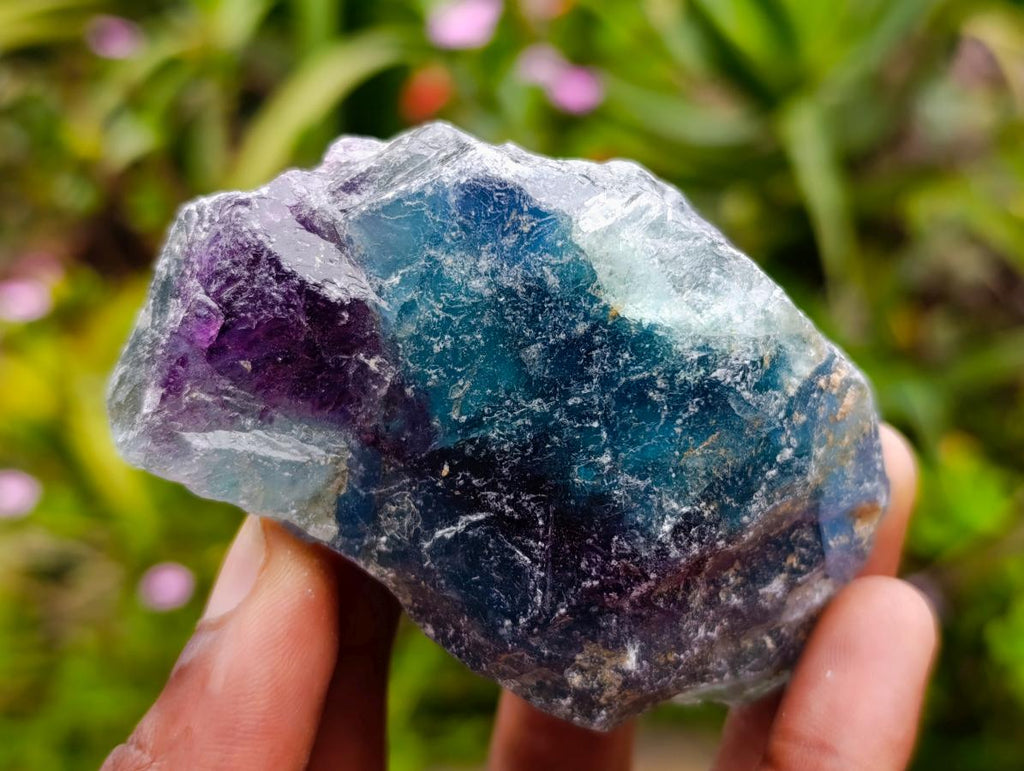 Natural Watermelon Fluorite Cobbed Specimens x 14 From Uis, Namibia