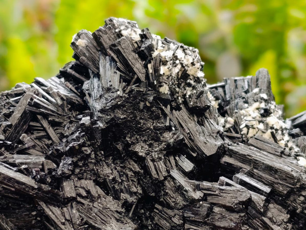 Natural Schorl Black Tourmaline Specimens x 2 From Erongo, Namibia - Toprock Gemstones and Minerals 