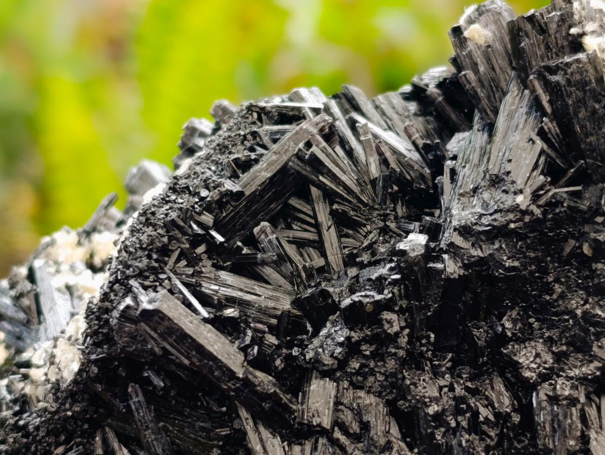 Natural Schorl Black Tourmaline Specimens x 2 From Erongo, Namibia - Toprock Gemstones and Minerals 