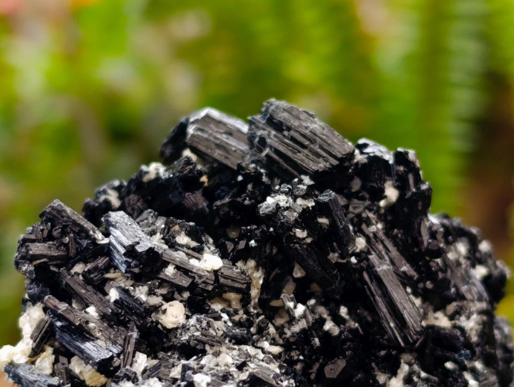 Natural Schorl Black Tourmaline Specimens x 2 From Erongo, Namibia - Toprock Gemstones and Minerals 