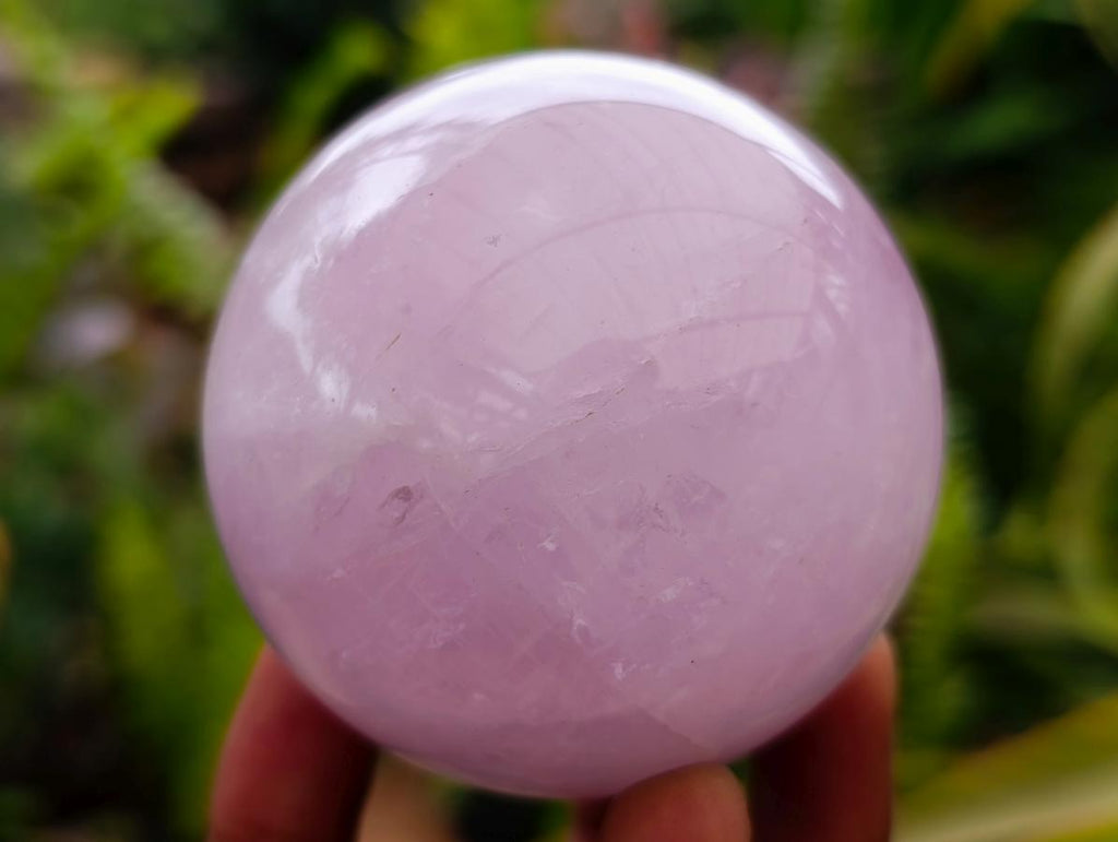 Polished Gemmy Rose Quartz Spheres x 3 From Madagascar - Toprock Gemstones and Minerals 