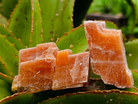 Natural Sunset Orange Calcite Specimens x 24 From Spitzkop, Namibia