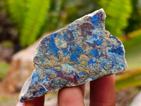 Natural Azurite and Malachite in Dolomite Specimens x 24 From Kaokoveld, Namibia