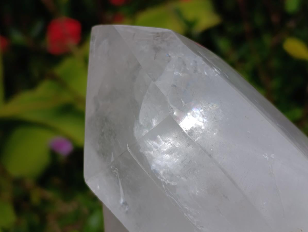 Polished Clear Quartz Crystals x 2 From Madagascar