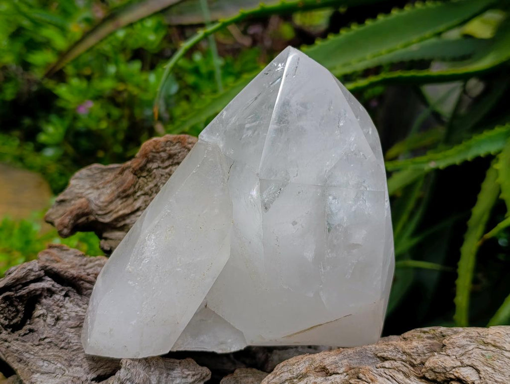 Polished Clear Quartz Crystals x 2 From Madagascar