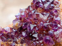 Natural Amethystos Amethyst Clusters x 20 From Kwaggafontein, South Africa