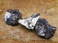 Natural Bright Silver Lead Galena Cobbed Specimens x 12 From Kaokoveld, Namibia