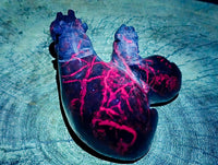 Hand Made Verdite Hippos Carvings x 2 From Zimbabwe