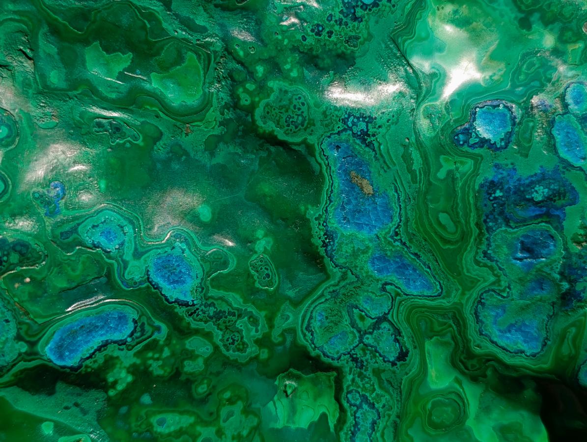 Polished XXL Malacolla Free Form x 1 From Kulukuluku, Congo