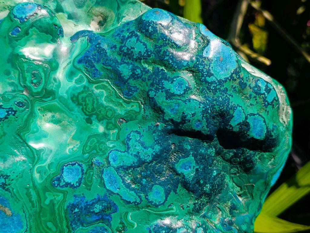 Polished XXL Malacolla Free Form x 1 From Kulukuluku, Congo - Toprock Gemstones and Minerals 