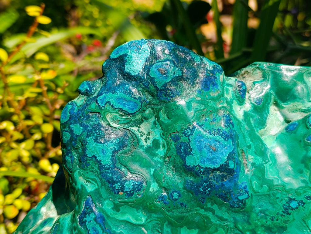 Polished XXL Malacolla Free Form x 1 From Kulukuluku, Congo - Toprock Gemstones and Minerals 