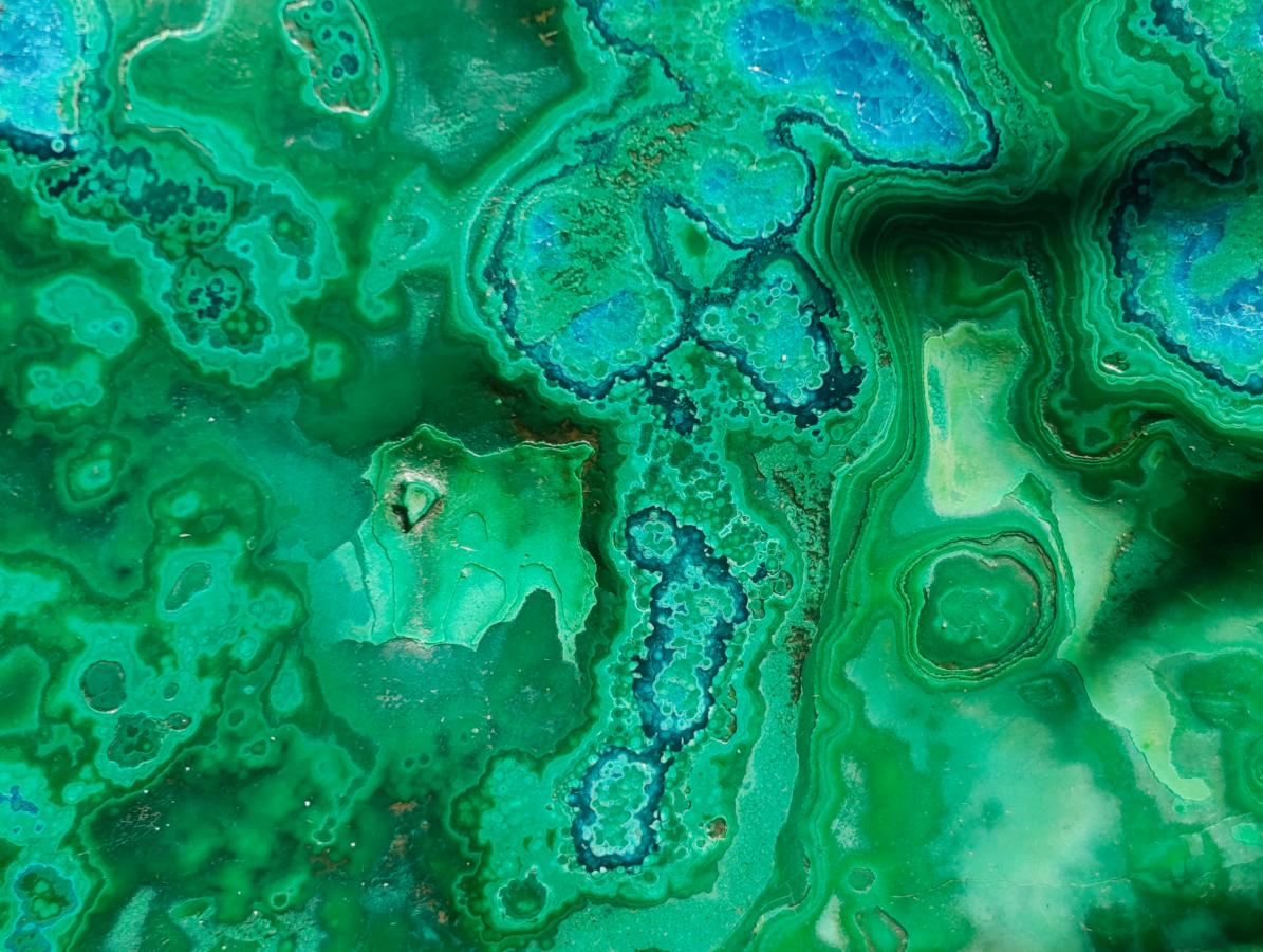 Polished XXL Malacolla Free Form x 1 From Kulukuluku, Congo