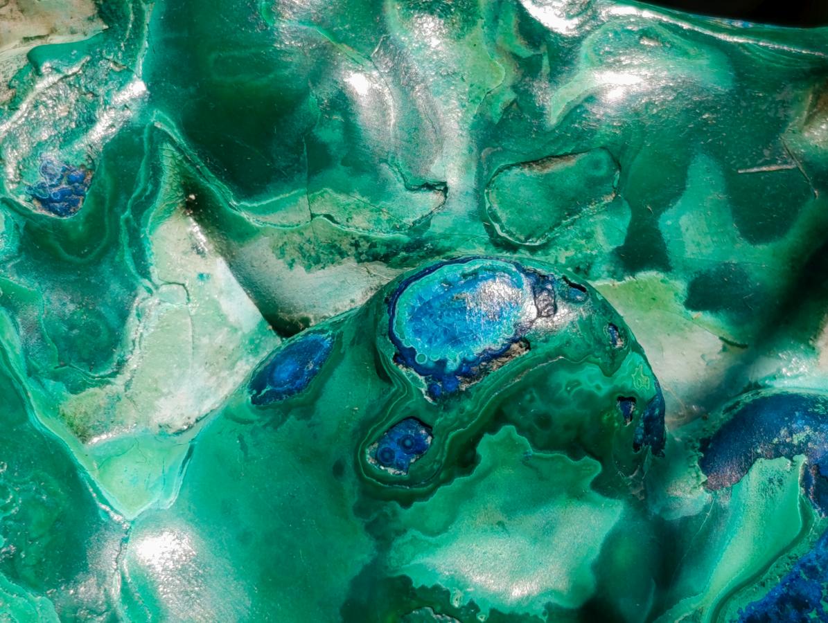 Polished XXL Malacolla Free Form x 1 From Kulukuluku, Congo