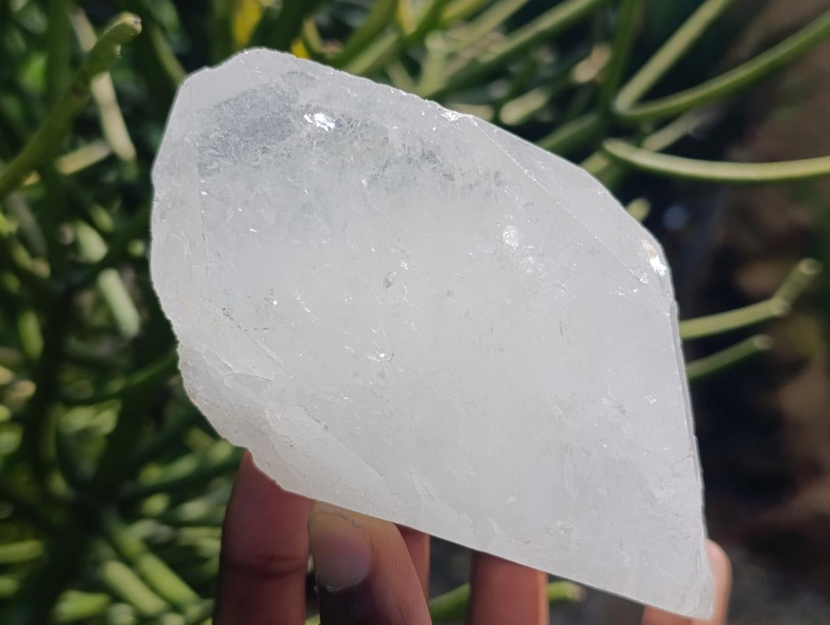 Natural Large Double Terminated Clear Quartz Floater Crystals x 4 From Madagascar