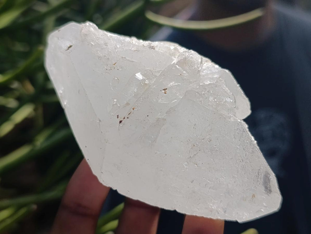 Natural Large Double Terminated Clear Quartz Floater Crystals x 4 From Madagascar