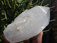Natural Large Double Terminated Clear Quartz Floater Crystals x 4 From Madagascar