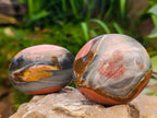 Polished Polychrome Jasper Galets x 6 From NW Coast, Madagascar - Toprock Gemstones and Minerals 