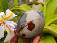 Polished Polychrome Jasper Galets x 6 From NW Coast, Madagascar
