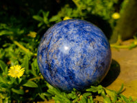 Polished Sodalite Spheres x 2 From Kunene River, Namibia