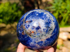 Polished Sodalite Spheres x 2 From Kunene River, Namibia