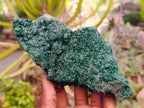 Natural Crystalline Malachite Specimens x 3 From Tenke Fungurume, Congo
