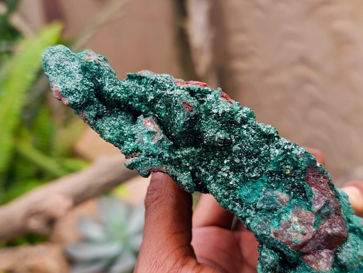 Natural Crystalline Malachite Specimens x 3 From Tenke Fungurume, Congo