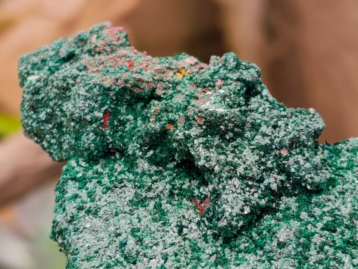 Natural Crystalline Malachite Specimens x 3 From Tenke Fungurume, Congo