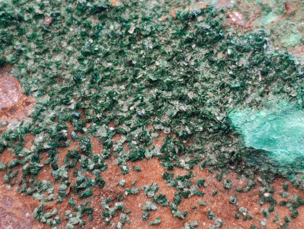 Natural Crystalline Malachite Specimens x 3 From Tenke Fungurume, Congo