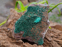Natural Crystalline Malachite Specimens x 3 From Tenke Fungurume, Congo