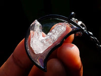Hand Made Specially Selected Mixed Crystal Pendants - Set in Resin x 8 From South Africa