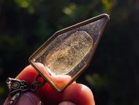 Hand Made Specially Selected Mixed Crystal Pendants - Set in Resin x 8 From South Africa