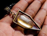 Hand Made Specially Selected Mixed Crystal Pendants - Set in Resin x 8 From South Africa