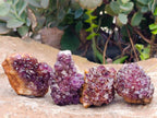 Natural Amethystos Amethyst Clusters x 20 From Kwaggafontein, South Africa