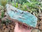 Natural Drusy Coated Chrysocolla Specimen x 1 From Lupoto, Congo - Toprock Gemstones and Minerals 