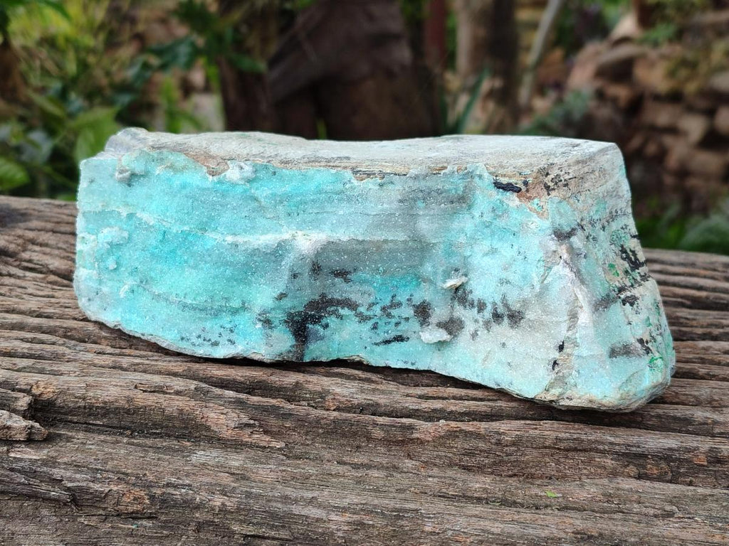 Natural Drusy Coated Chrysocolla Specimen x 1 From Lupoto, Congo - Toprock Gemstones and Minerals 
