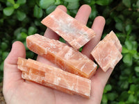 Natural Sunset Orange Calcite Specimens x 24 From Spitzkop, Namibia