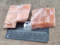 Natural Sunset Orange Calcite Specimens x 24 From Spitzkop, Namibia