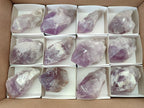 Natural Jacaranda Amethyst Crystals x 12 From Mumbwa, Zambia