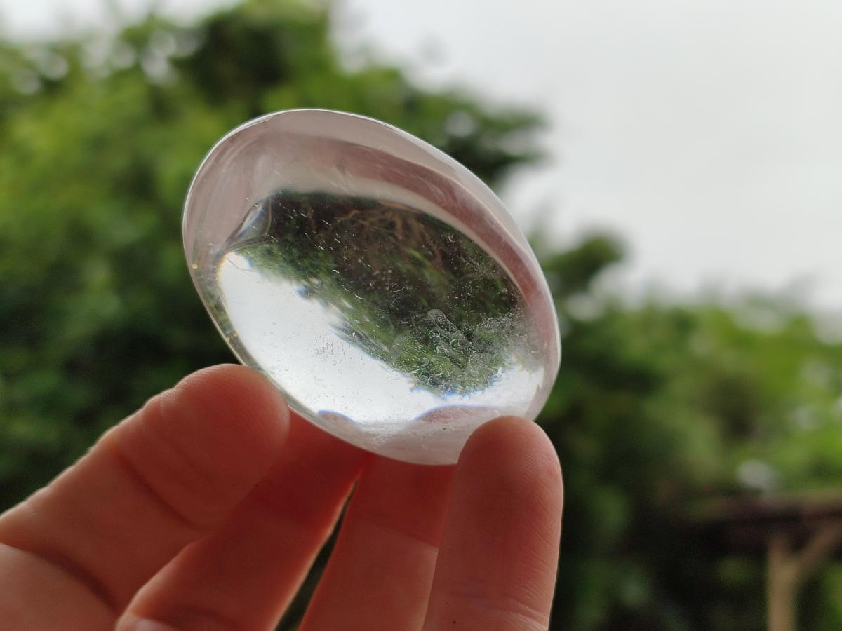 Polished Clear Quartz Galets x 24 From Madagascar - Toprock Gemstones and Minerals 