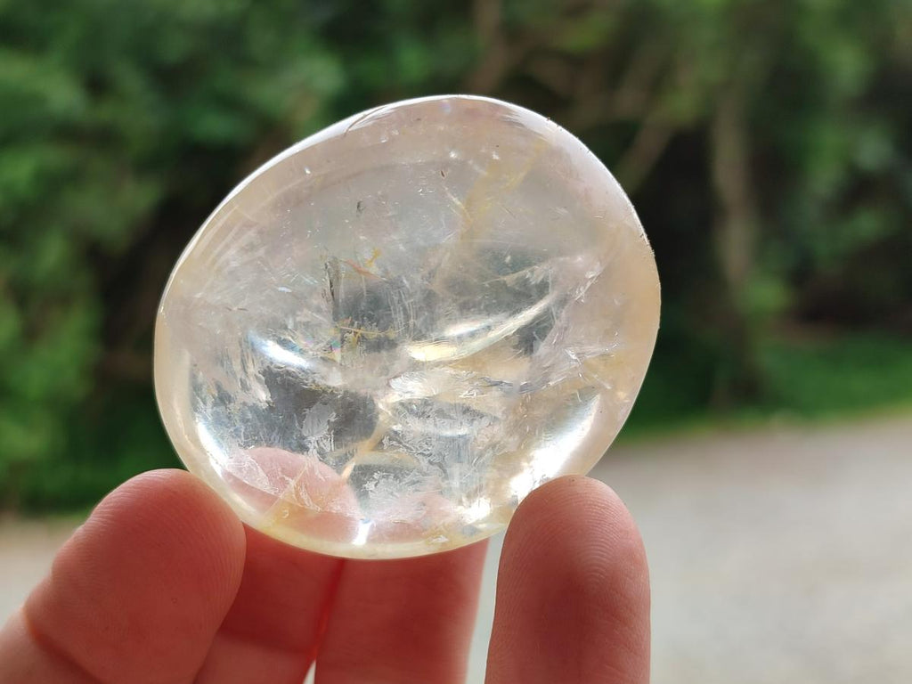 Polished Clear Quartz Galets x 24 From Madagascar - Toprock Gemstones and Minerals 