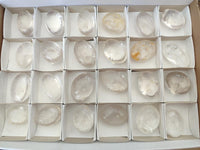 Polished Clear Quartz Galets x 24 From Madagascar